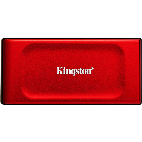 SSD Externo Kingston XS1000 USB-C 3.2 Gen 2 1TB Vermelho – SXS1000R/1000G