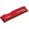 Memória Kingston DDR3 4GB 1600MHz Red Hyper-X Fury - HX316C10FR/4