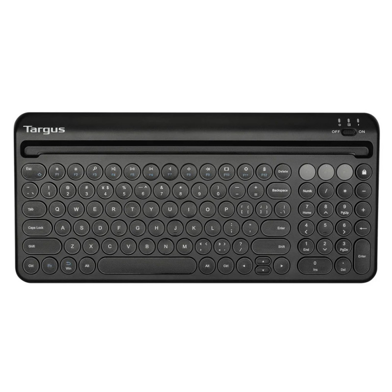 Teclado Bluetooth Antimicrobiano Targus AKB867US Inglês – Preto