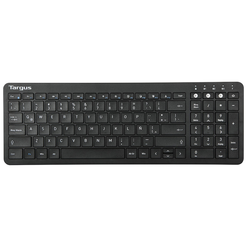 Teclado Bluetooth Antimicrobiano Targus AKB863ES Espanhol - Preto