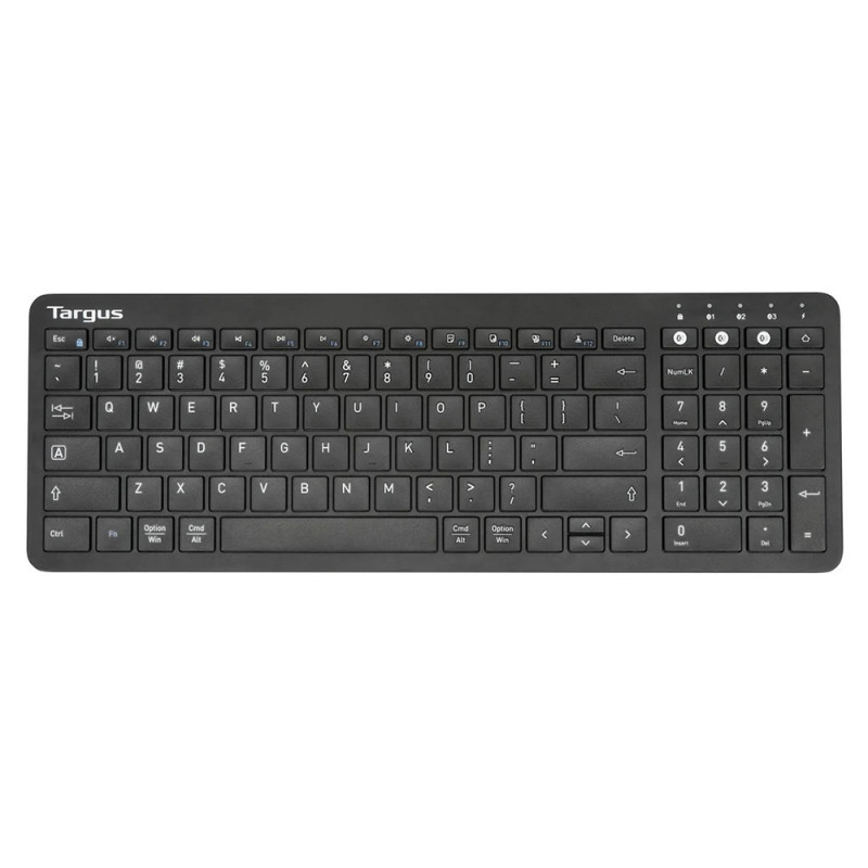 Teclado Bluetooth Antimicrobiano Targus AKB863US Inglês – Preto