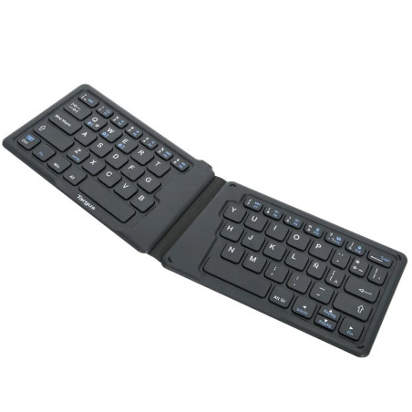 Teclado Targus AKF003ES Bluetooth Dobrável Antimicrobial Espanhol - Preto