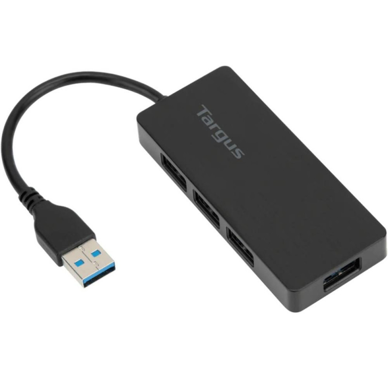 Targus Hub ACH124US 4-Port USB 3.0 Black - Compact
