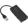 Hub Targus ACH124US 4 Puertos USB 3.0 Negro - Compacto