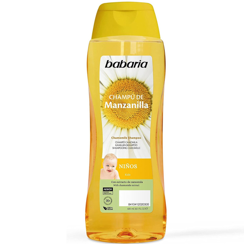 Shampoo Babaria Camomila para Crianças 600ML - Suave