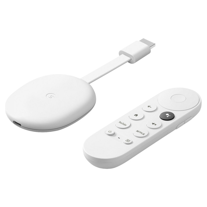 Google Chromecast Google TV GA03131-US HD WiFi - Branco