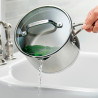 Jogo de Panelas KitchenAid 71001 Indução Base 3 Camadas Aço Inoxidável - 11 Peças