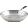 Frigideira KitchenAid 71025 Indução Antiaderente Aço Inoxidável Escovado 30CM - Prata