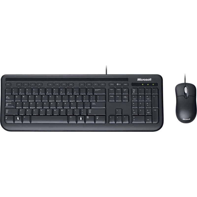 Teclado Com Mouse Microsoft 600 Para Empresas USB Espanhol Preto - 3J2-00008