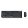 Teclado Com Mouse Microsoft 600 USB Espanhol Preto - APB-00004