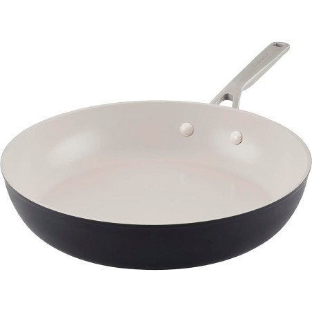 Frigideira KitchenAid 84839 Antiaderente Cerâmica 31CM Preto Fosco