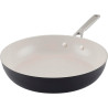 Frigideira KitchenAid 84839 Antiaderente Cerâmica 31CM Preto Fosco