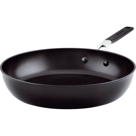 Frigideira KitchenAid 84802 Antiaderente Tripla Camada 31CM Preto Onix