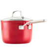 Caçarola KitchenAid 84848 Antiaderente Cerâmica Tampa de Vidro 31CM Vermelho Imperial