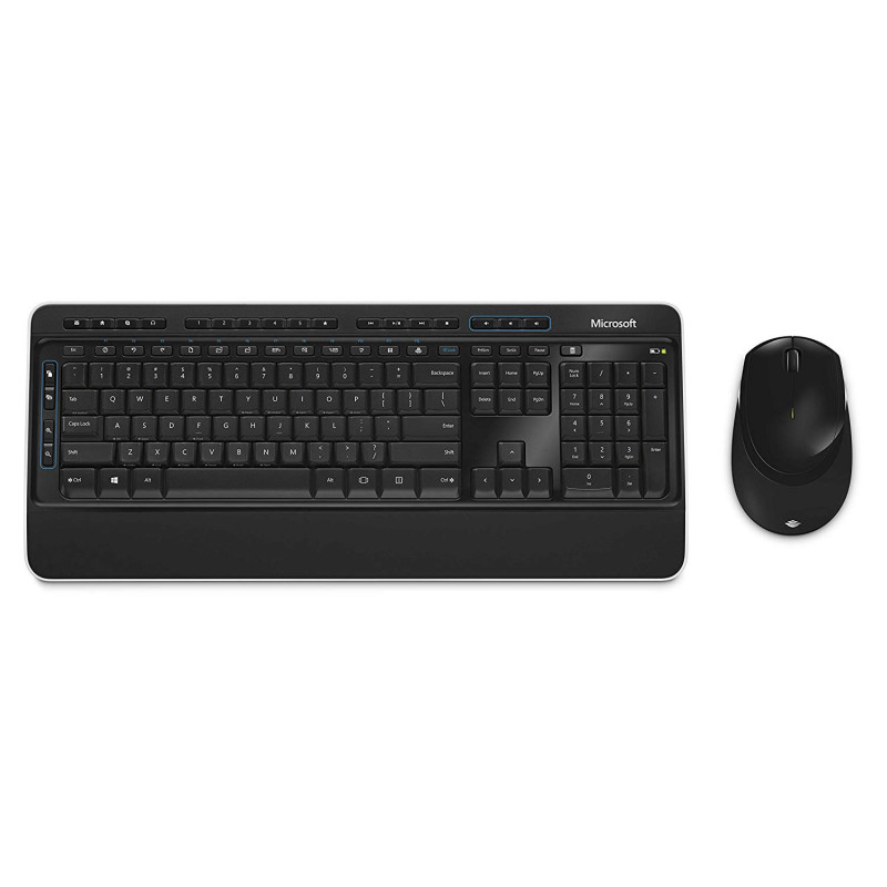 Teclado Com Mouse Microsoft 3050 Wireless Inglês Preto - PP3-00001