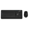 Teclado Com Mouse Microsoft 3050 Wireless Espanhol Preto - PP3-00004