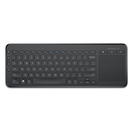 Teclado Microsoft All-In-One Wireless Inglês Preto - N9Z-00001