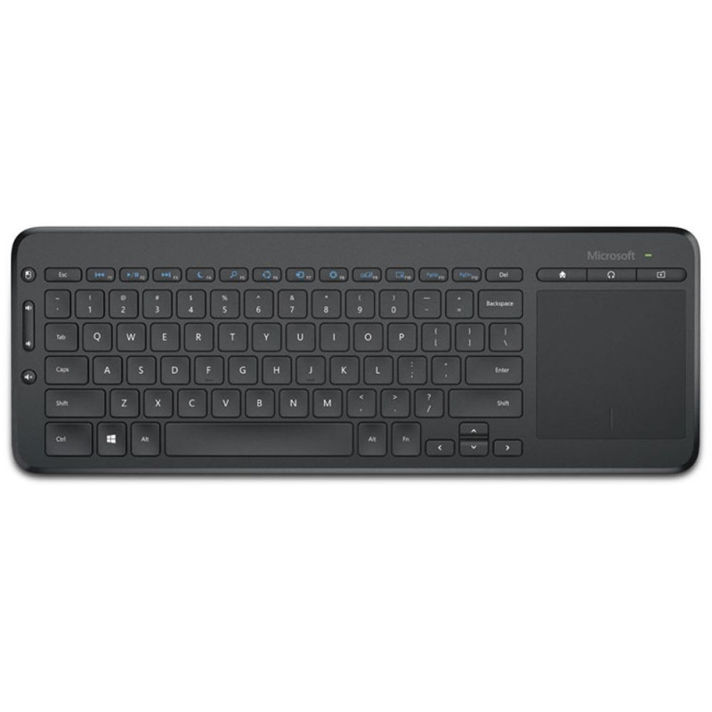 Teclado Microsoft All-In-One Wireless Espanhol Preto -  N9Z-00004