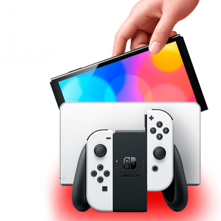 Console Nintendo Switch OLED HEG-S-KAAAA 64GB Branco/Preto