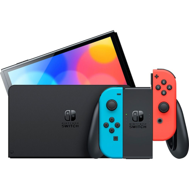 Console Nintendo Switch OLED HEG-S-KABAA 64GB Vermelho/Neon