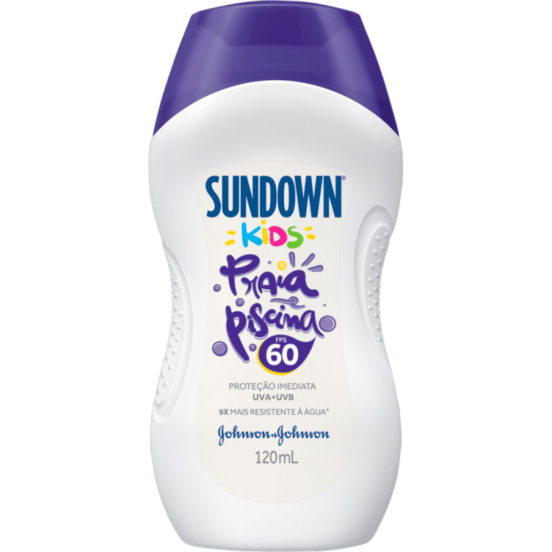 Protector Solar Sundown Kids FPS60+ 120ML - Playa y Piscina