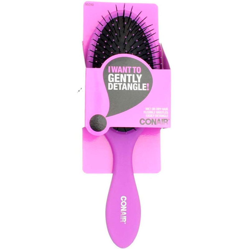 Escova Oval Conair Gently Detangle - Desembarazadora de Cabelos