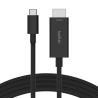 Cabo Belkin AVC012BT2MBK 2M USB-C/HDMI 8K 60Hz - Preto