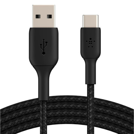 Cabo Belkin CAB002bt1MBK 1M USB-A/USB-C - Preto