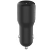Carregador Veicular Duplo Belkin CCB005btBK 42W USB-C 30W + USB-A 12W - Preto