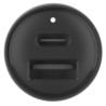 Carregador Veicular Duplo Belkin CCB005btBK 42W USB-C 30W + USB-A 12W - Preto