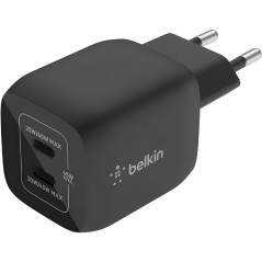 Carregador Belkin WCH011VFBK 45W USB-C GaN PPS - Preto