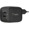 Carregador Duplo de Parede Belkin WCH011VFBK 45W USB-C GAN PPS 20/25W - Preto