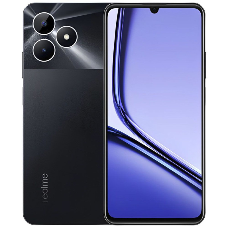 Smartphone realme Note 50 RMX3834 Dual SIM 3GB+64GB 6.74″ OS 13 – Midnight Black