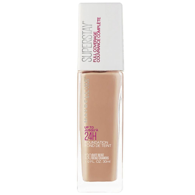 Base Maybelline Superstay Full Coverage 130 Buff Beige