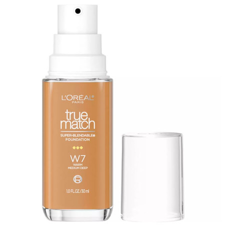 Base Líquida L’Oréal True Match Superblendable W7 Warm Medium Deep