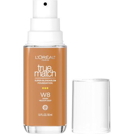 Base Líquida L’Oréal True Match Superblendable W8 Warm Medium Deep
