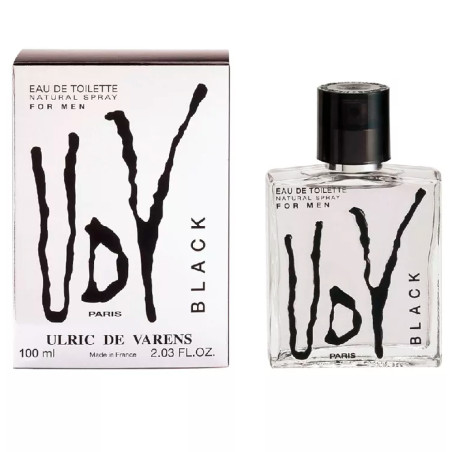 Perfume Ulric De Varens Black For Men Eau de Toilette Masculino 100ML