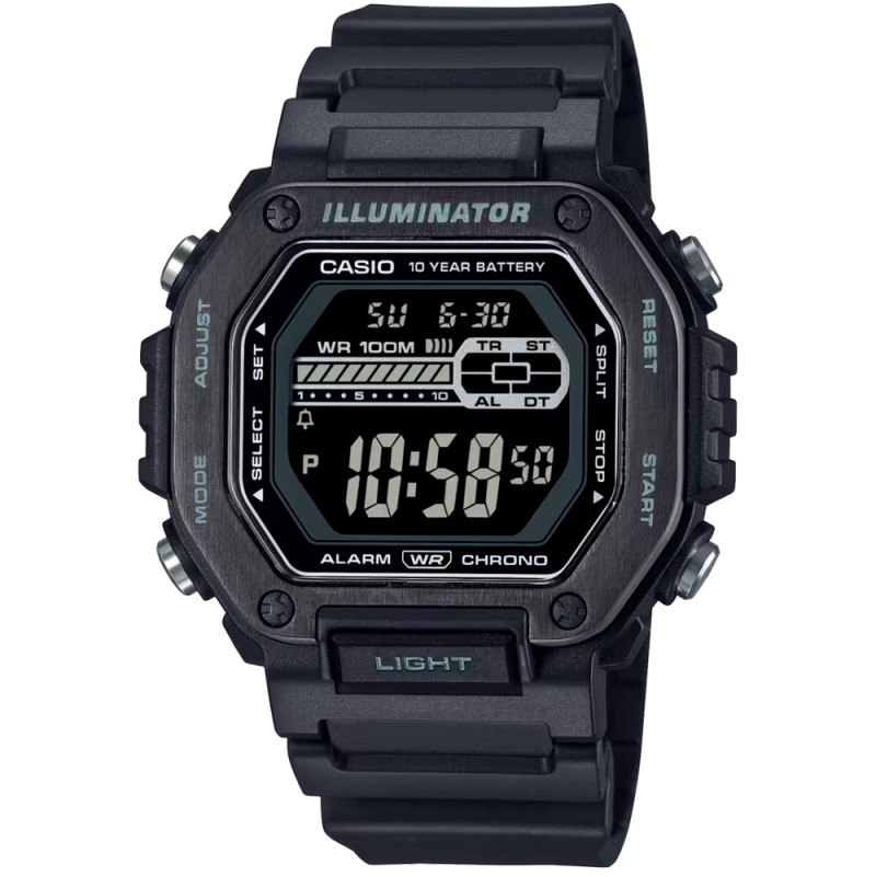 Relógio Masculino Casio MWD-110HB-1BVDF Illuminator - Preto