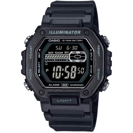 Relógio Masculino Casio MWD-110HB-1BVDF Illuminator - Preto