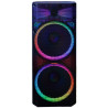 Speaker Box Memorex 15'' MX-PS2503 Dual Lighted Party Powered Sold Each - 110V