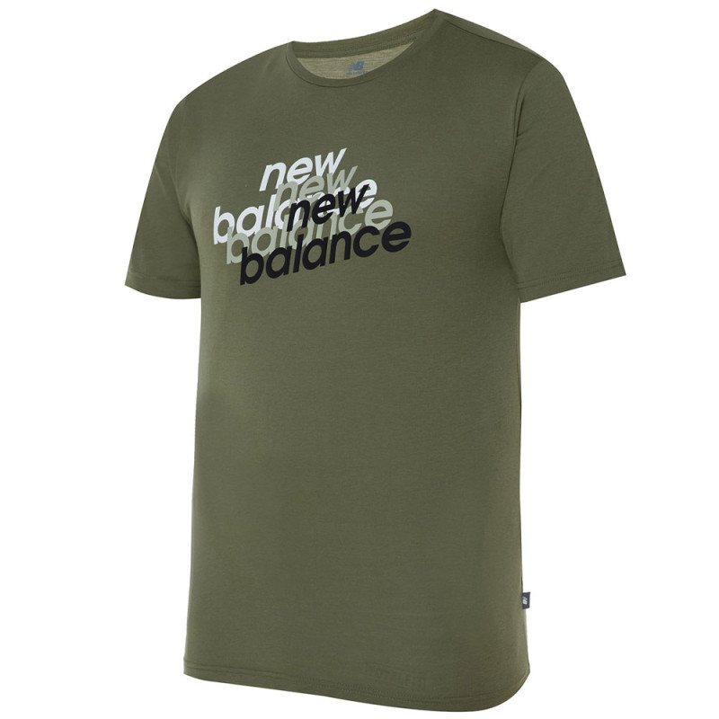 Camiseta New Balance Masculino Sport Essentials Heathertech G M Verde – MT41071DEK