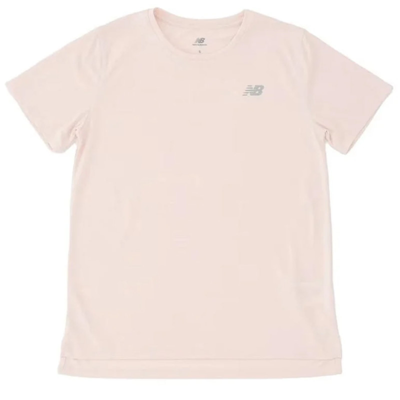 Camiseta New Balance Feminino Poly Tee Sport Essentials M Rosa – WT41222OUK