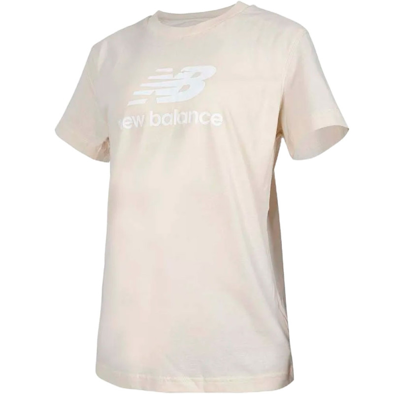 Camiseta New Balance Feminino Sport Essentials Jersey Logo M Beige – WT41502LIN