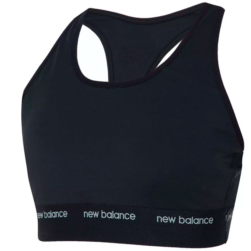 Top New Balance Feminino Sport Essentials M Preto - WB41048BK