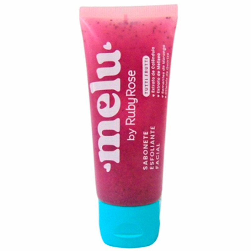 Jabón Facial Exfoliante Melu Ruby Rose 75G - RR 4400-2