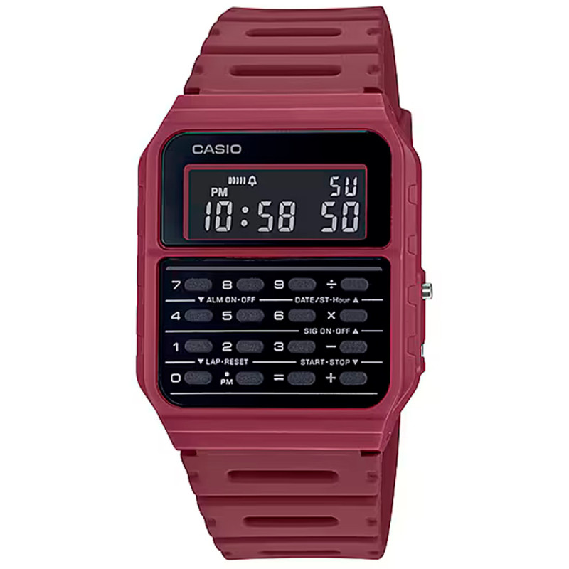 Relógio Unisex Casio CA-53WF-4BDF Vintage - Bordô