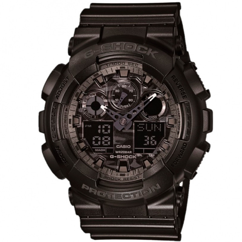 Relógio Masculino Casio GA-100CF-1ADR G-Shock – Preto
