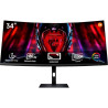 Monitor Curvo Gamer Xiaomi G34WQI 34'' 2K 180Hz 1ms 2-DP/2-HDMI - 55058-ELA5456US-C34WQBA-RGGL