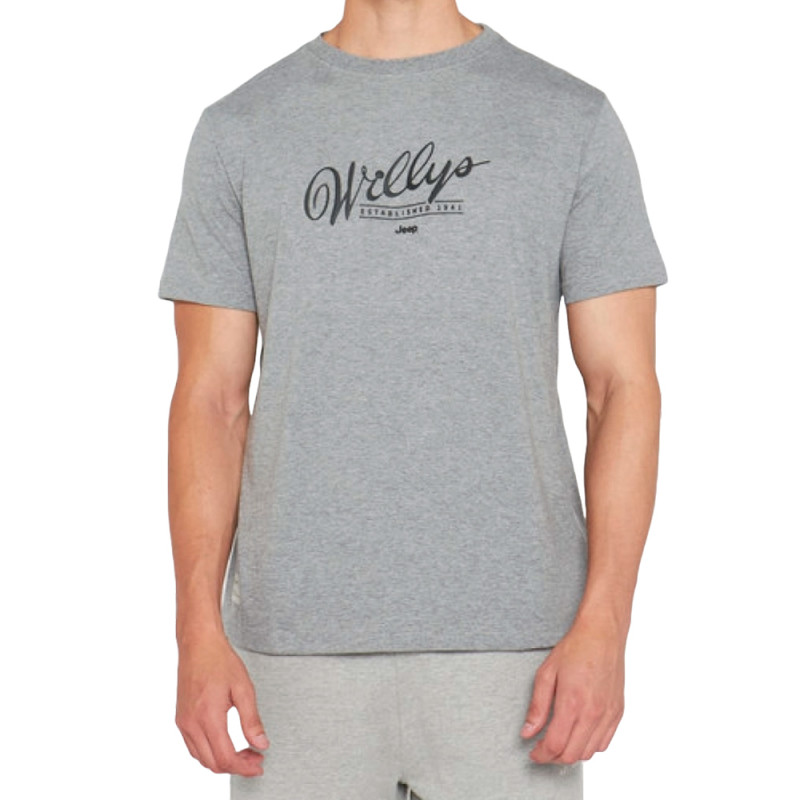 Camiseta Jeep Masculino Iconic Collection L Cinza – JMW24219GREY
