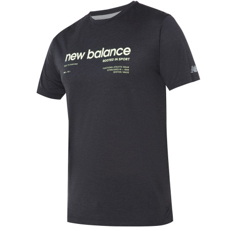 Camiseta New Balance Masculino Athletics Graphic M Preto – MT41255BM